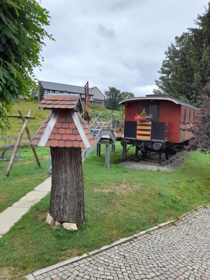 Eisenbahnromantik Im Urlaub Heinsdorfergrund エクステリア 写真