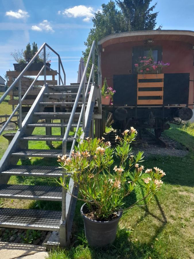 Eisenbahnromantik Im Urlaub Heinsdorfergrund エクステリア 写真
